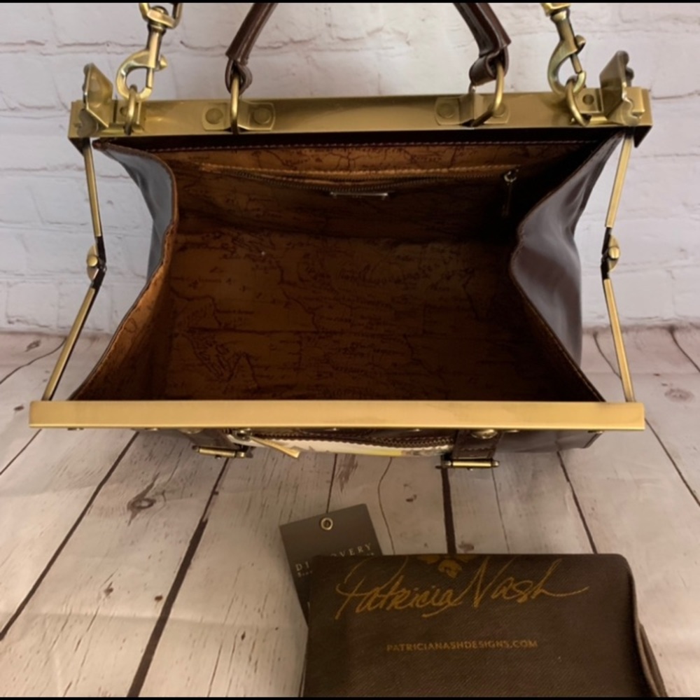 Patricia Nash Discovery Collina Westminster Abbey Satchel - Picture 6 of 10